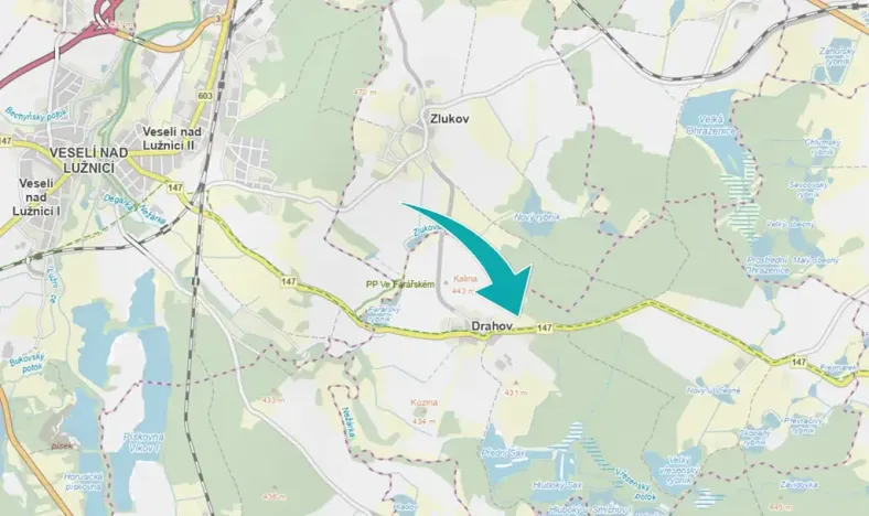 Prodej pole, Drahov, 6512 m2