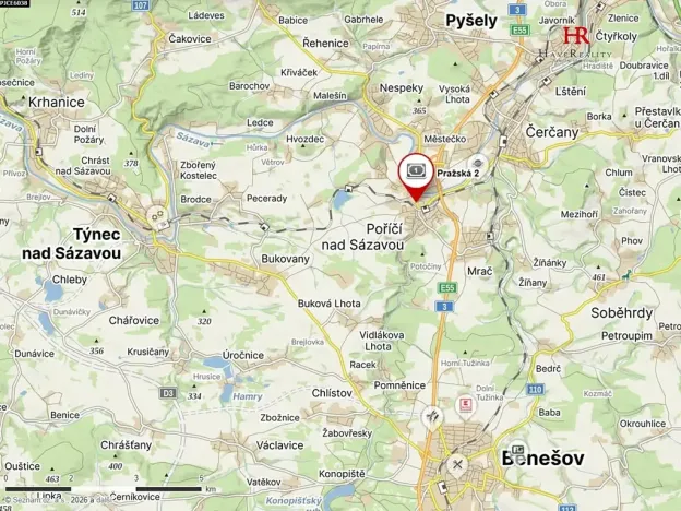 Pronájem bytu 4+kk, Poříčí nad Sázavou, Pražská, 85 m2