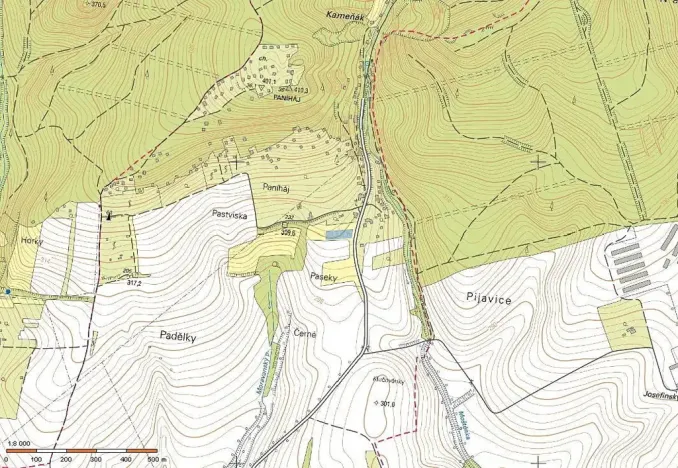 Dražba pozemku pro bydlení, Moravany, 2316 m2