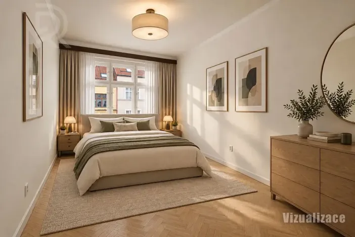 Prodej bytu 2+1, Praha - Vinohrady, Lužická, 75 m2