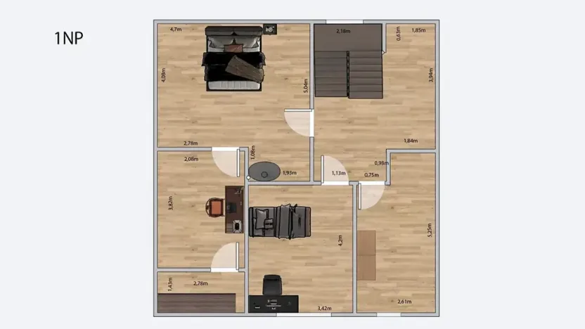 Prodej rodinného domu, Lužná, Prostřední, 135 m2