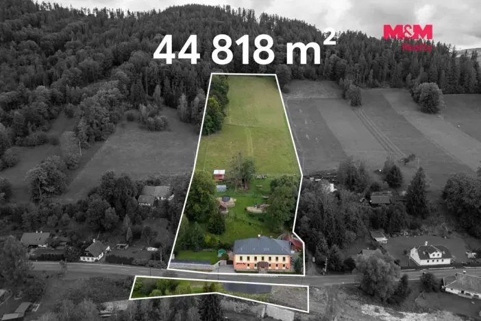 Prodej rodinného domu, Holčovice - Spálené, 550 m2