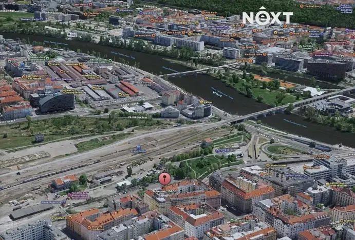 Prodej bytu 2+kk, Praha - Holešovice, Bubenská, 49 m2