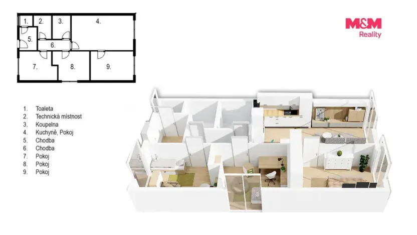 Prodej rodinného domu, Podlešín, 78 m2