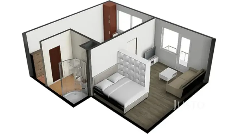 Pronájem bytu 1+1, Písek, třída Přátelství, 38 m2