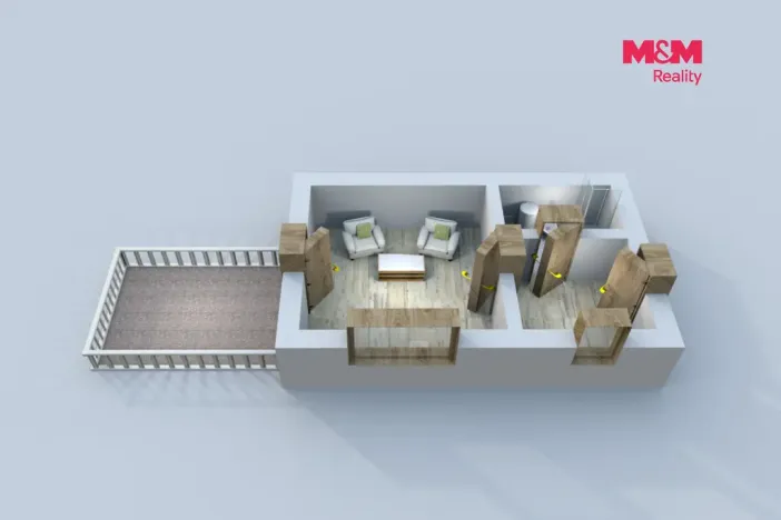 Pronájem obchodního prostoru, Čáslav - Čáslav-Staré Město, Klimenta Čermáka, 43 m2