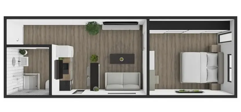 Pronájem bytu 2+kk, Brno, Sovinec, 42 m2