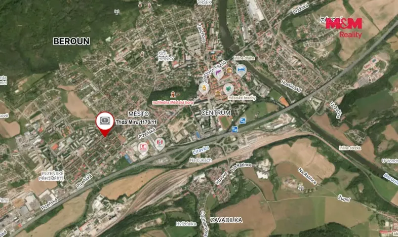 Prodej bytu 2+1, Beroun - Beroun-Město, Třída Míru, 56 m2