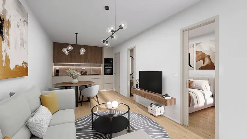 Prodej bytu 1+kk, Praha - Košíře, Hlaváčkova, 38 m2