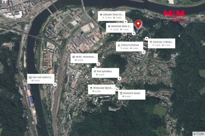 Prodej bytu 3+1, Ústí nad Labem - Střekov, Nová, 65 m2