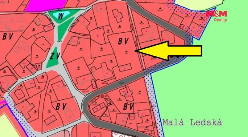 Prodej pozemku pro bydlení, Hřibiny-Ledská - Ledská, 1540 m2