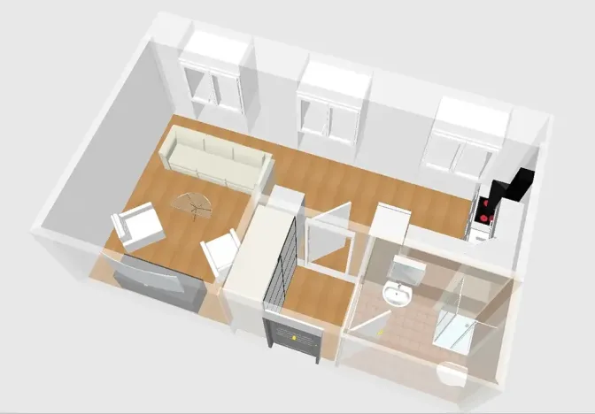 Pronájem bytu 1+kk, Brno, Tkalcovská, 30 m2
