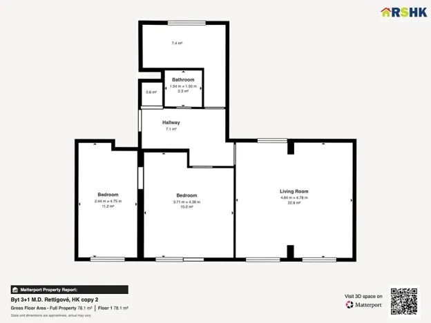 Prodej bytu 3+1, Hradec Králové, M. D. Rettigové, 68 m2