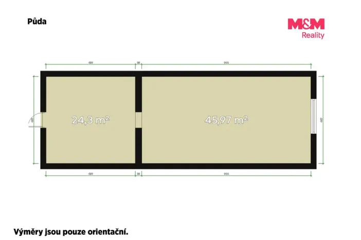 Prodej rodinného domu, Slatina, 54 m2