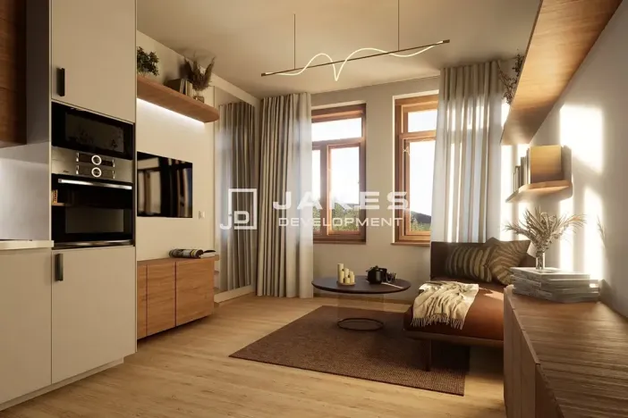 Pronájem bytu 2+kk, Praha - Smíchov, Grafická, 35 m2