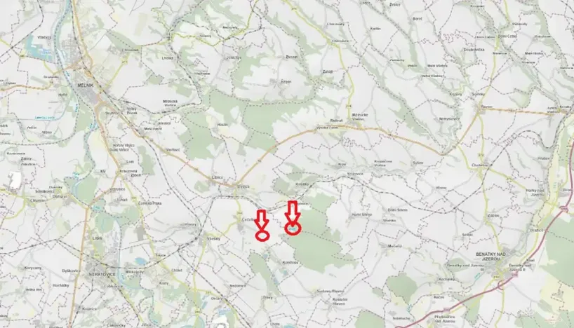 Prodej lesa, Čečelice, 21226 m2
