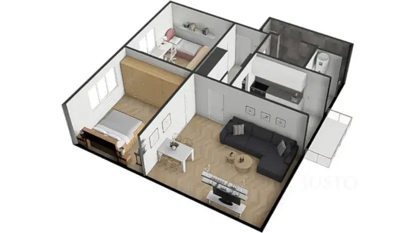 Prodej bytu 3+1, Písek, Harantova, 75 m2