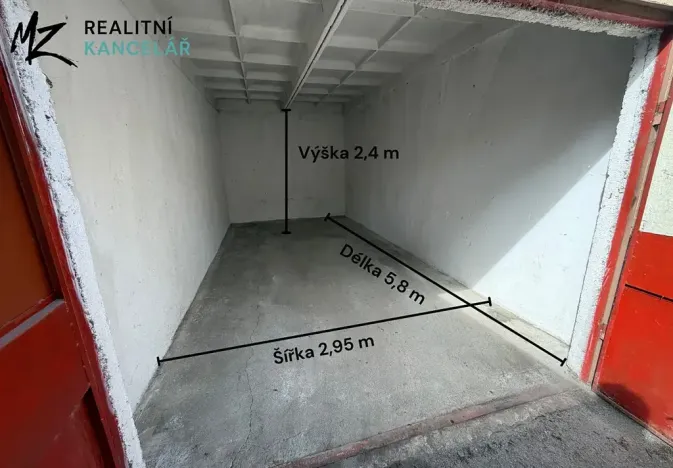 Prodej garáže, Přerov, Na Hrázi, 17 m2