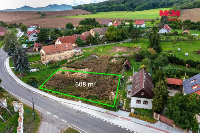 Prodej pozemku pro bydlení, Velemín - Březno, 608 m2
