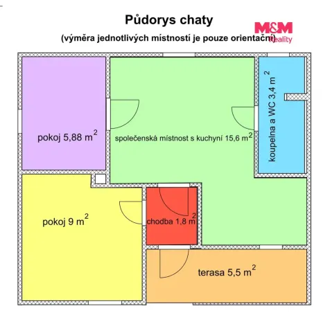 Prodej chaty, Trojanovice, 40 m2