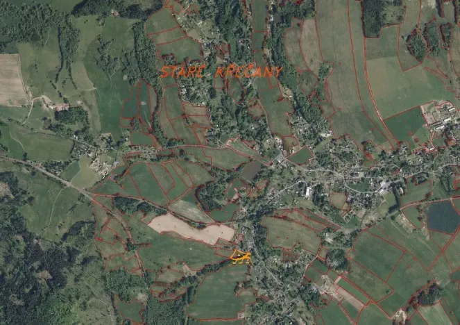 Prodej pozemku, Staré Křečany, 5296 m2