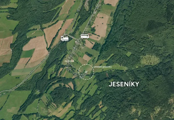 Prodej pozemku pro bydlení, Loučná nad Desnou, 640 m2