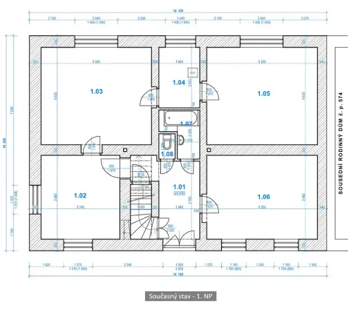 Prodej rodinného domu, Kostelec nad Orlicí, Pelclova, 240 m2