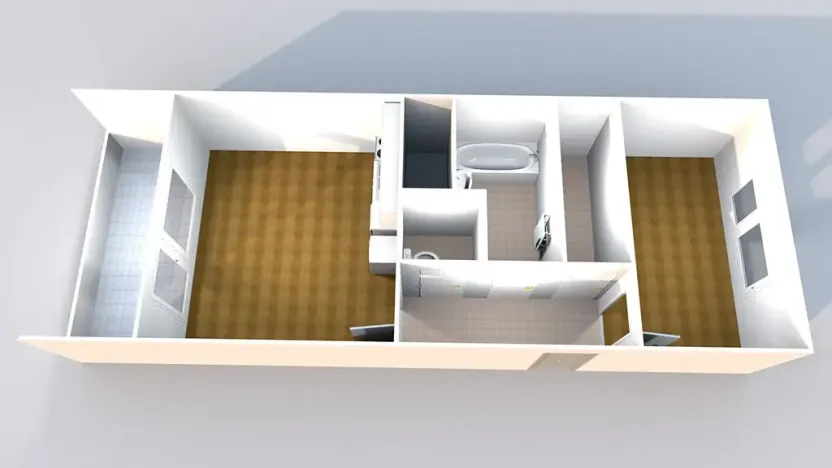 Pronájem bytu 2+kk, Praha - Jinonice, Za zámečkem, 69 m2