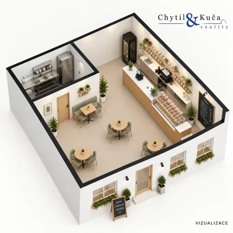 Pronájem obchodního prostoru, Přerov, Čechova, 80 m2