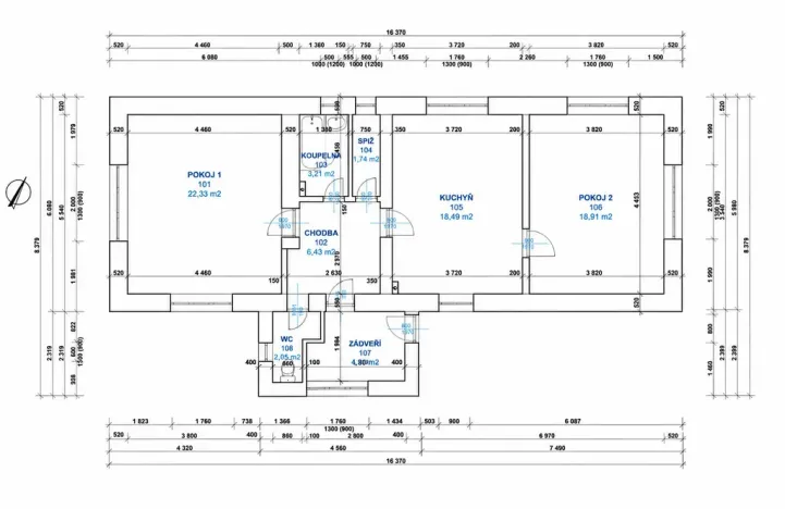 Prodej rodinného domu, Bříšťany, 78 m2
