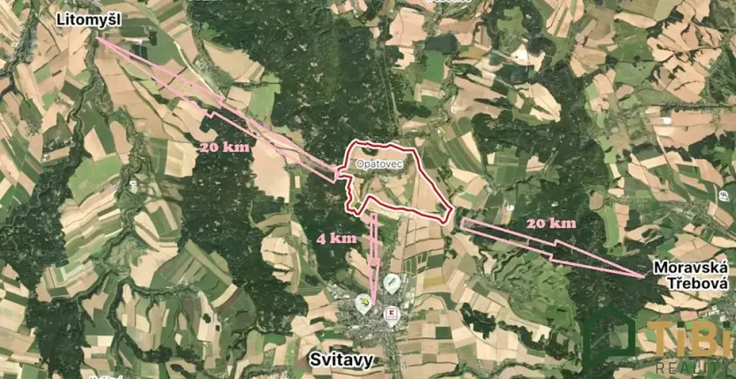 Prodej komerčního pozemku, Opatovec, 2631 m2