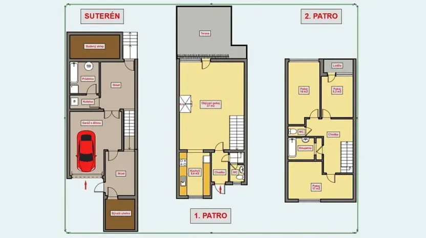 Prodej rodinného domu, Chlumec nad Cidlinou, Tylova, 160 m2