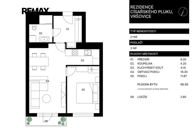 Prodej bytu 2+kk, Praha - Vršovice, 28. pluku, 51 m2