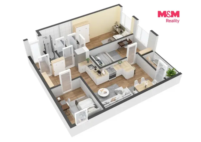 Prodej bytu 4+kk, Praha - Holešovice, Tovární, 70 m2