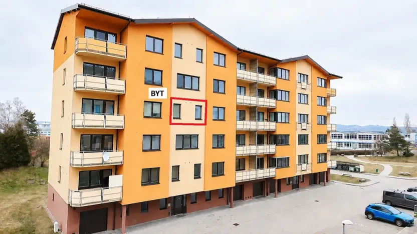 Prodej bytu 1+kk, Velké Meziříčí, Školní, 29 m2