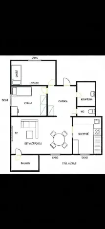 Prodej bytu 3+1, Praha - Michle, Osnická, 82 m2