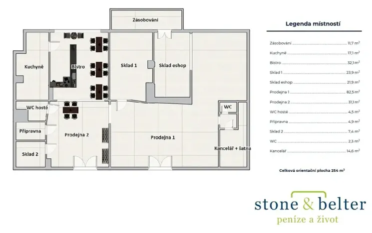 Prodej obchodního prostoru, Praha - Troja, Lodžská, 254 m2