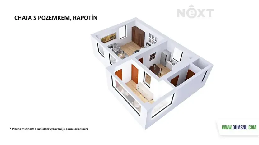Prodej chaty, Rapotín, U Koupaliště, 70 m2