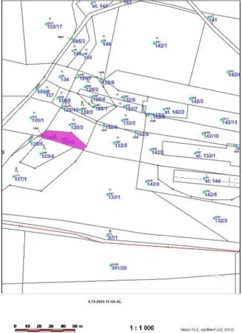 Prodej lesa, Nemile, 323 m2