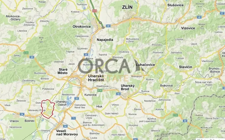 Prodej pole, Moravský Písek, 1125 m2