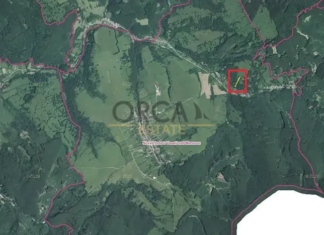 Prodej podílu louky, Nová Lhota, 377 m2