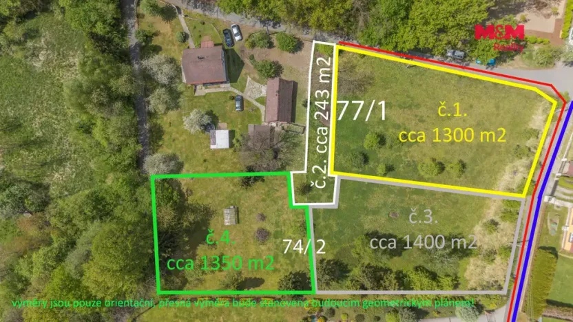 Prodej pozemku pro bydlení, Petrovice u Karviné - Prstná, 1400 m2