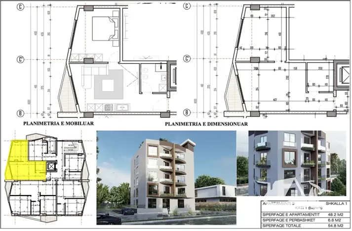 Prodej bytu 2+kk, Golem, Albánie, 54 m2