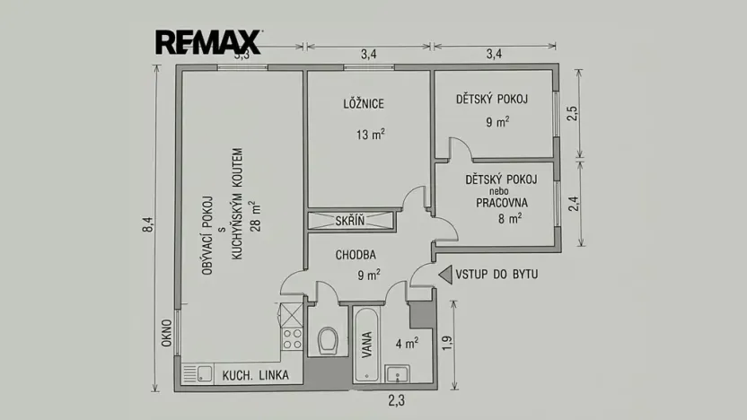 Pronájem bytu 4+kk, Jeneč, Lidická, 102 m2
