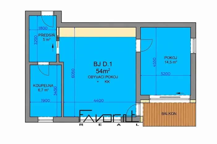 Prodej bytu 2+kk, Ostrava, Mastného, 57 m2