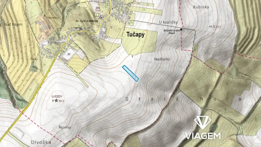 Prodej pole, Tučapy, 3680 m2
