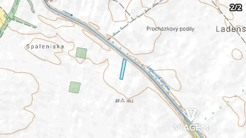 Prodej podílu pole, Podivín, 629 m2