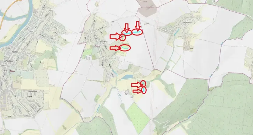 Prodej podílu pole, Pohořelice, 2386 m2