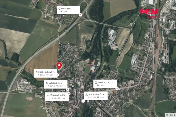 Prodej rodinného domu, Veselí nad Lužnicí - Veselí nad Lužnicí I, Weisova, 95 m2