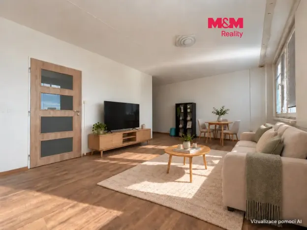 Pronájem bytu 1+kk, Praha - Řepy, Vondroušova, 36 m2